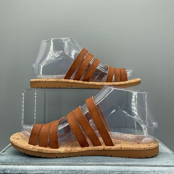 NEW Korks Women’s Shay Comfort Sandals Brown Size 11M - Picture 2 of 10